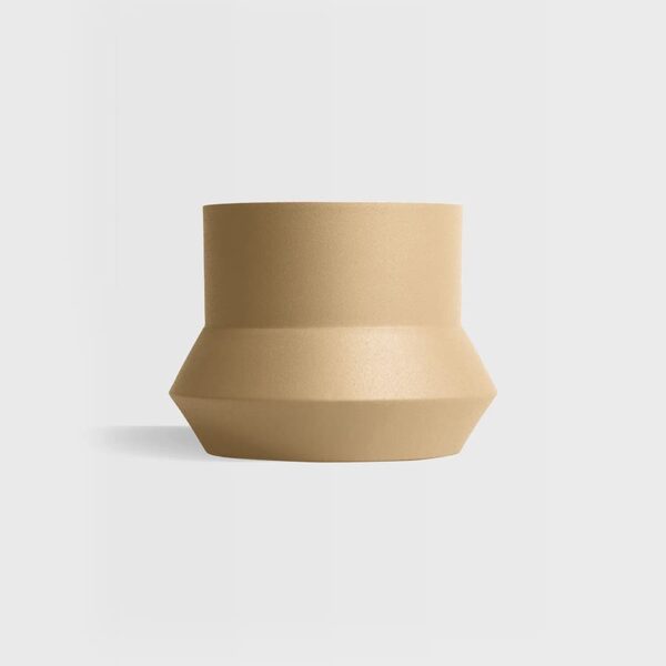 Cache pot en beige sable