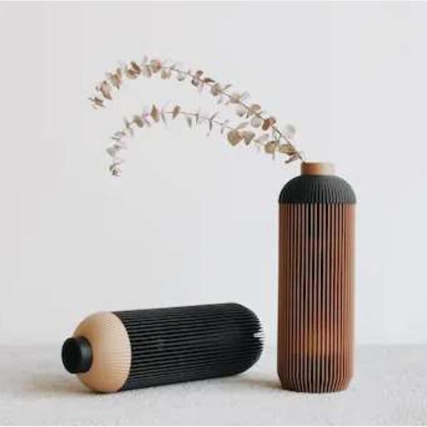 Vase bois recyclé