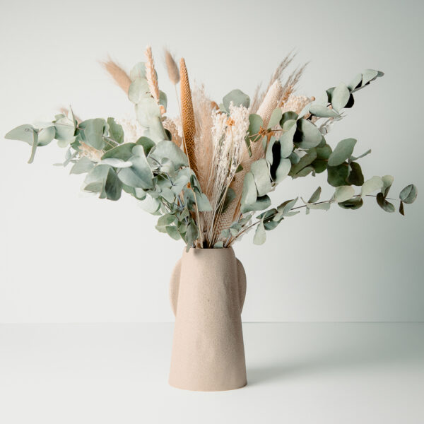 Vase couleur beige sable